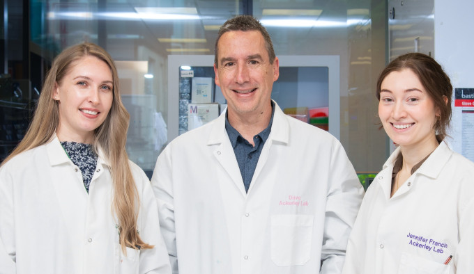 Dr Abby Sharrock Professor David Ackerley and Dr Jenni Francis Dr Abby Sharrock Professor David Ackerley and Dr Jenni Francis