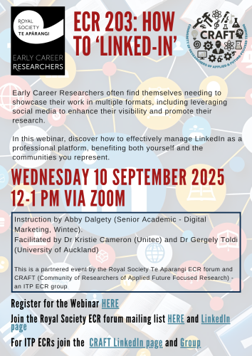 ECR 203 How to Linked IN webinar