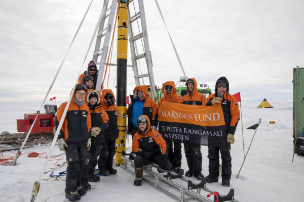 Group photo with HiPSMI onboard Icefin Group photo with HiPSMI onboard Icefin