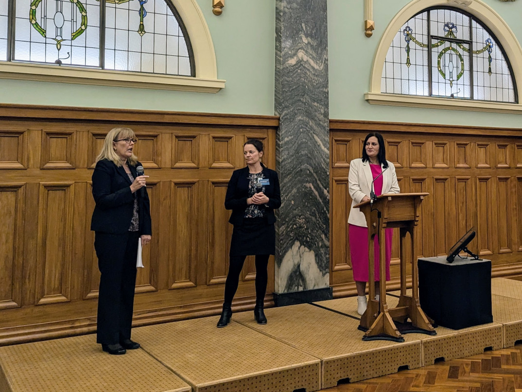 Dr Jan Powell and Dr Kelly Burrowes answer MP questions with Dr Parmjeet Parmar MP 2