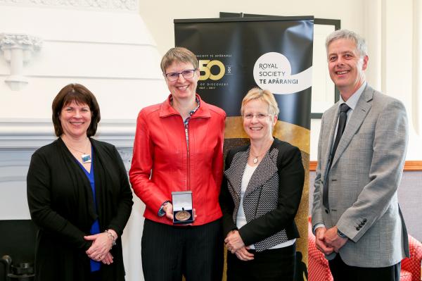 Hector Medal presentation for Professor Sally Brooker 