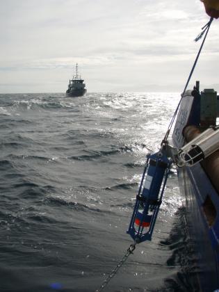 Deploying ocean turbulence instruments in Cook Strait 2