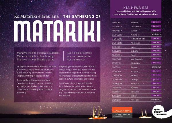 Matariki poster