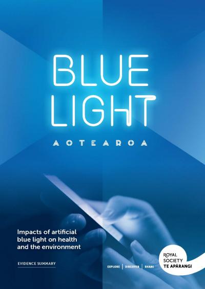 Pages from Blue light Aotearoa evidence summary cover