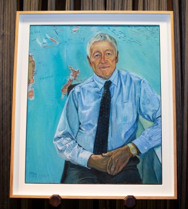 Portrait of Society President Richard Bedford by Marianne Muggeridge