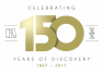 RSNZ 150 years logo metallic FA COLOUR