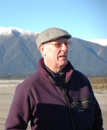 Richard Norris FRSNZ at Haast River (Photo: Kim Senger)