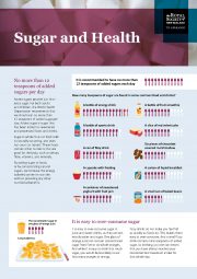 Sugar and Health Fact Sheet 2016 English cover 180x255
