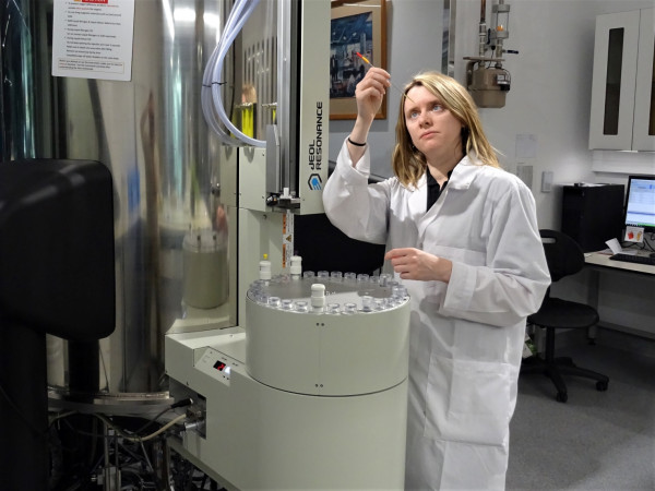 Vanessa Morris in the Lab Vanessa Morris in the Lab