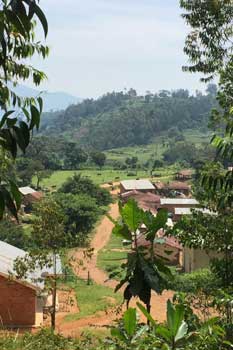 Village near Bwindi Impenetrable National Park 