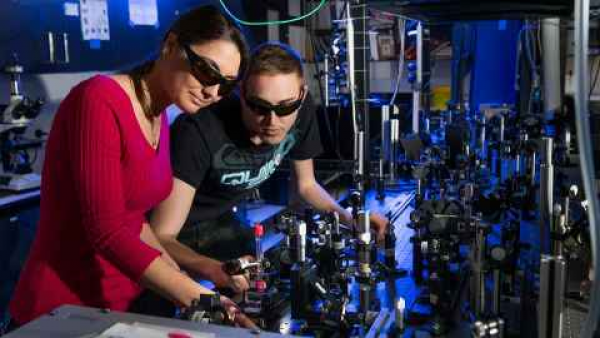 Working with a colleague Dr Nina Novikova at the Photon Factory 2015 Working with a colleague Dr Nina Novikova at the Photon Factory 2015